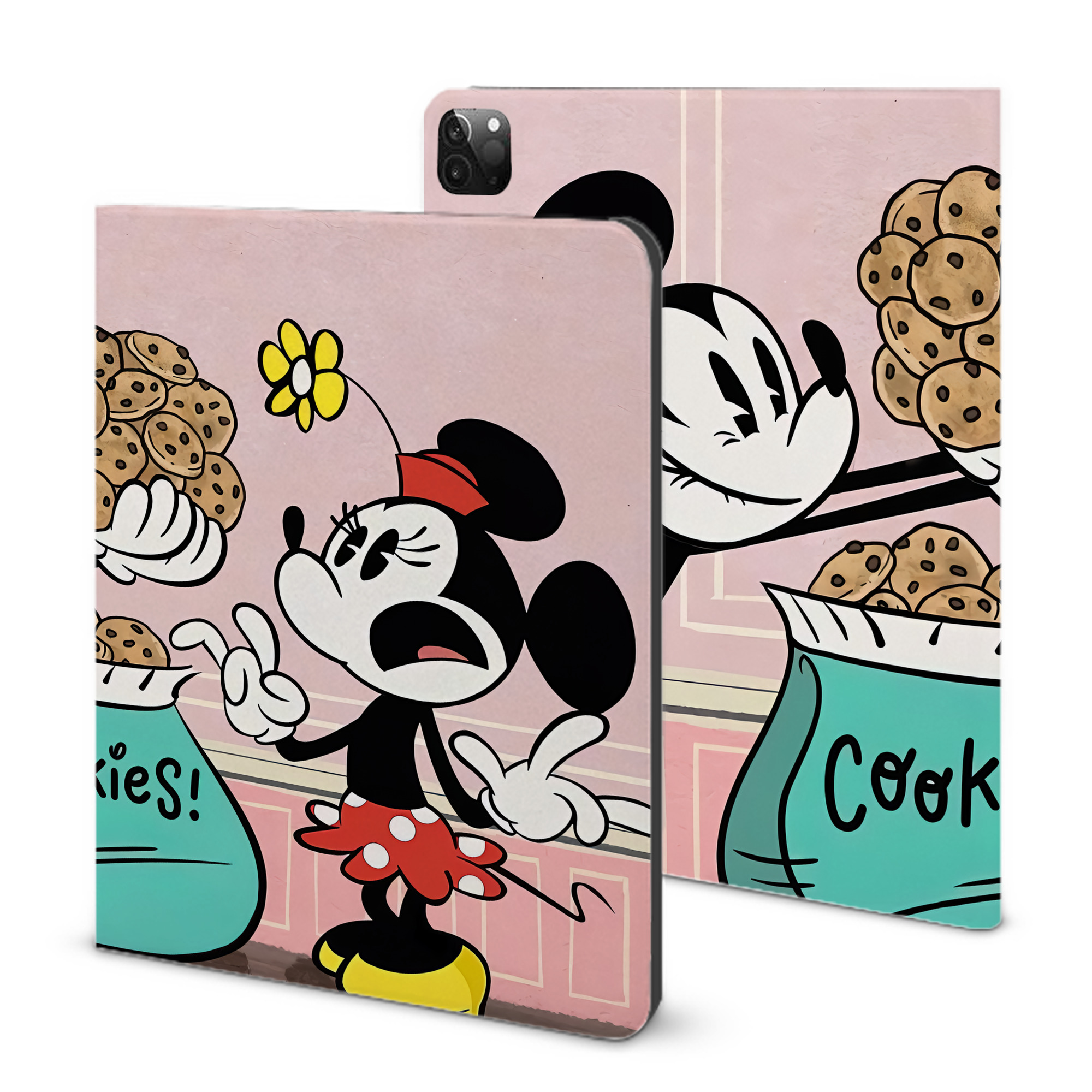 （画像用） ミッキーマウス Mickey Mouse IPadケース ペンホルダー付き ブックスタイルデザイン